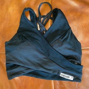Gymshark Black True Texture Bralette